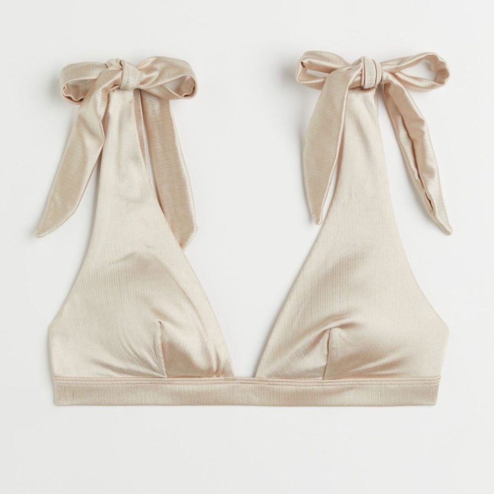 Light Beige Bikini Top